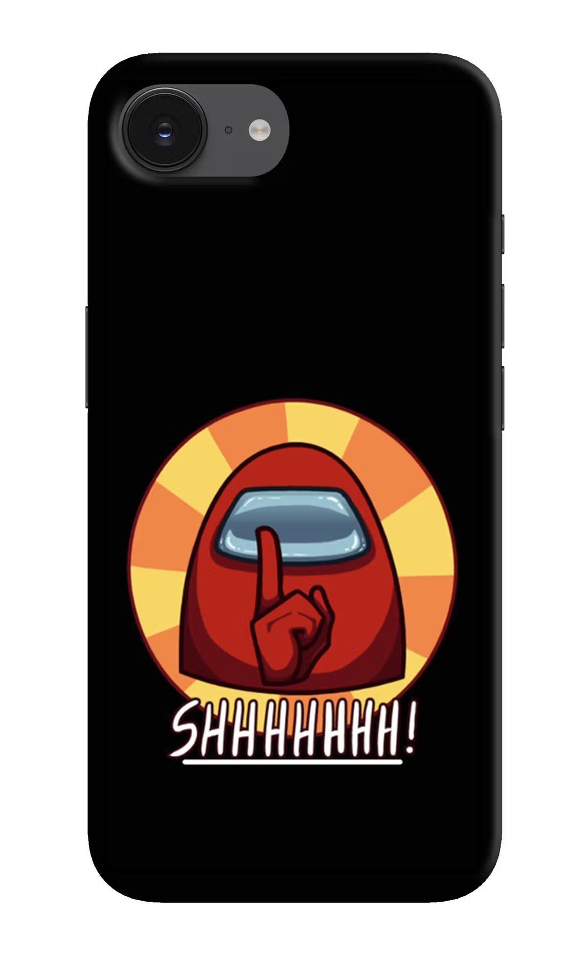 Among Us Shhh! iPhone 16e Hard Case Back Cover by Casekaro