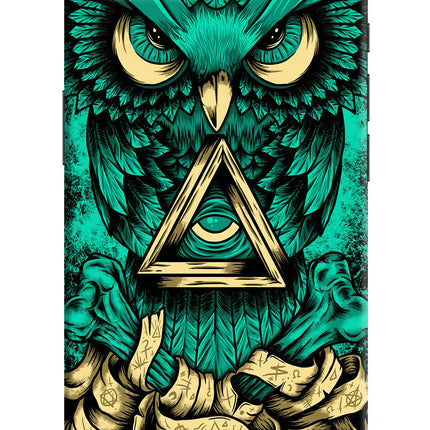 Green Owl iPhone 16e Hard Case Back Cover by Casekaro