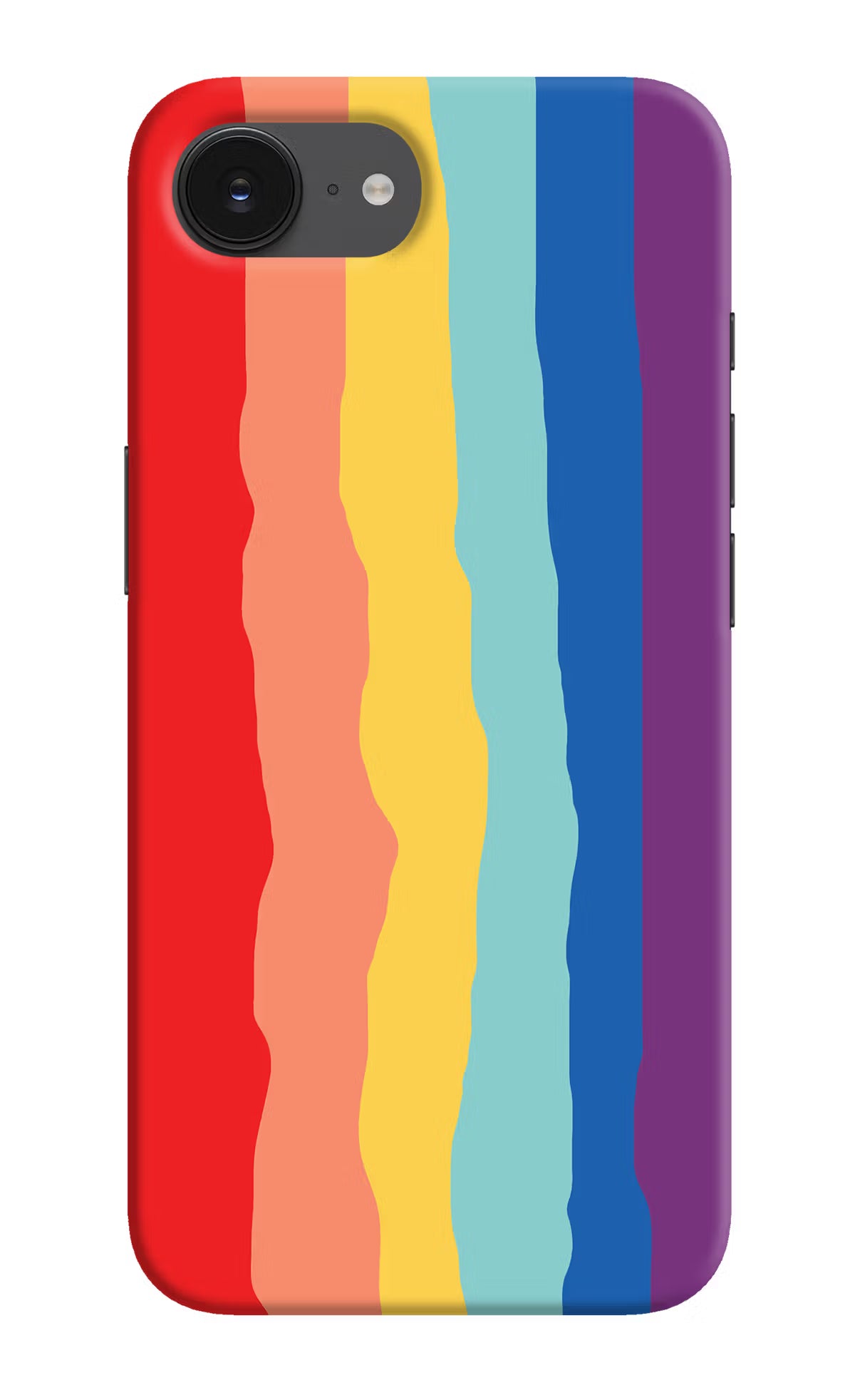 Rainbow iPhone 16e Hard Case Back Cover by Casekaro