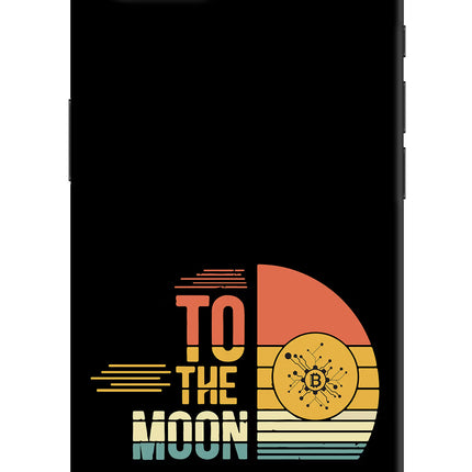 To the Moon iPhone 16e Hard Case Back Cover by Casekaro