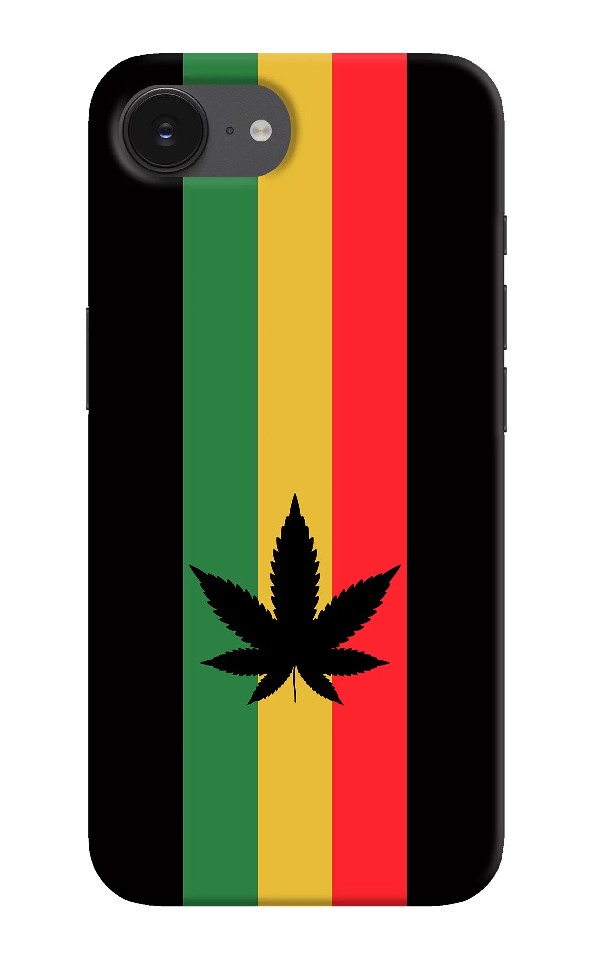 Weed Flag iPhone 16e Hard Case Back Cover by Casekaro