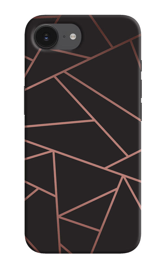 Geometric Pattern iPhone 16e Hard Case Back Cover by Casekaro