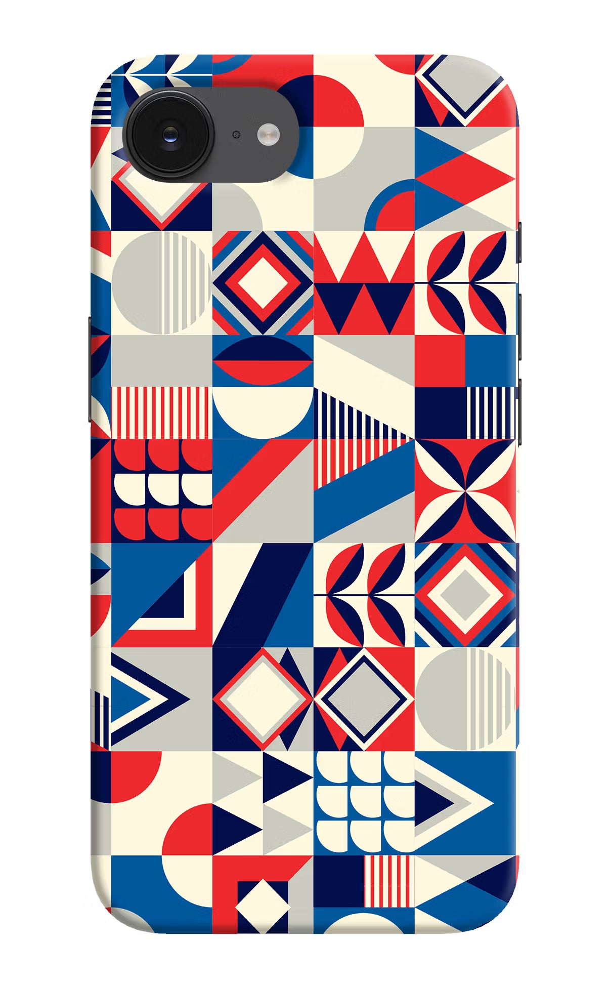 Colorful Pattern iPhone 16e Hard Case Back Cover by Casekaro