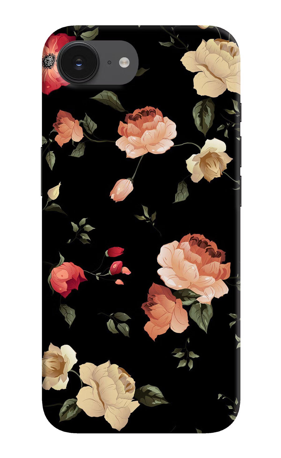 Flowers iPhone 16e Back Cover, Hard case