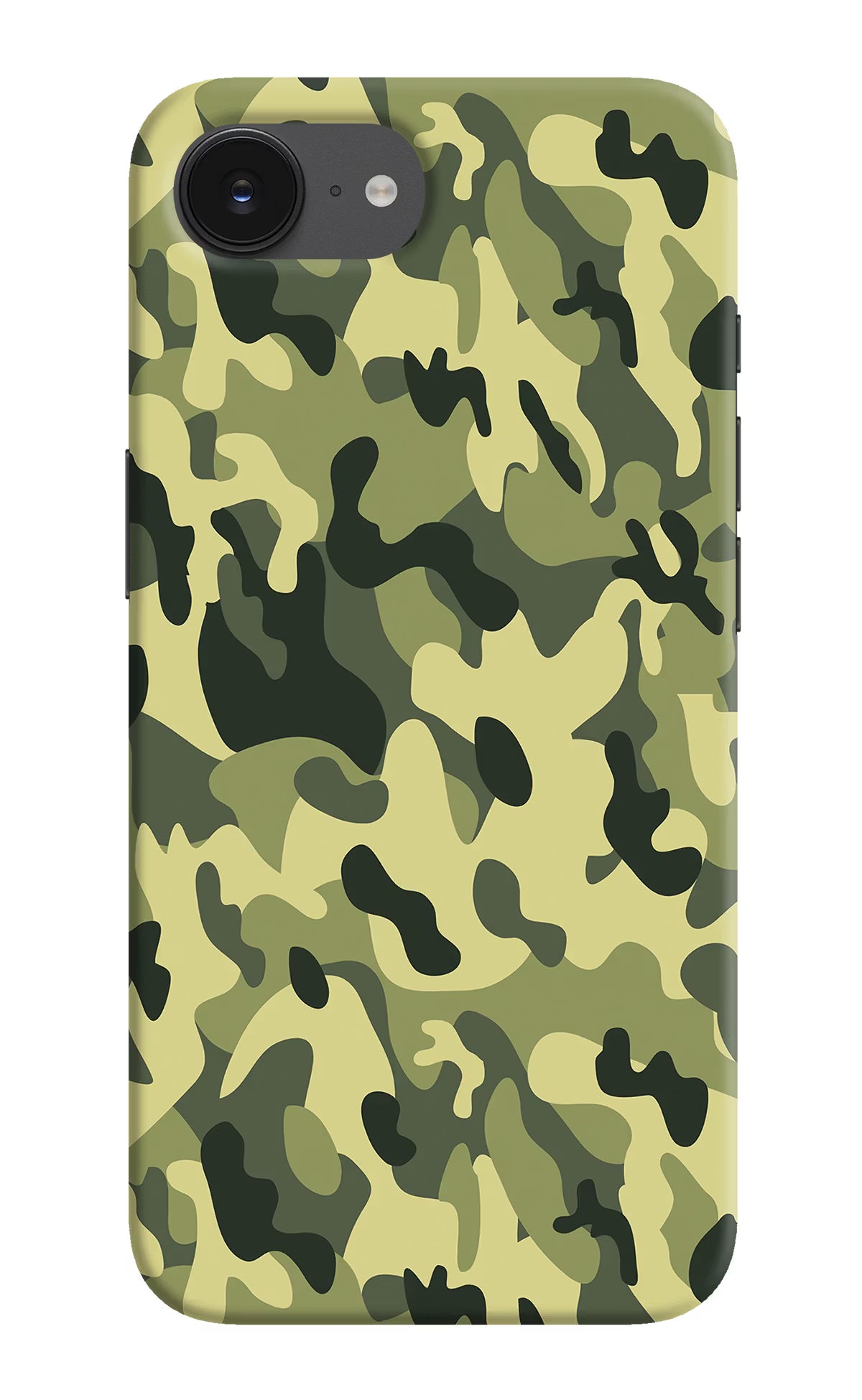 Camouflage iPhone 16e Hard Case Back Cover by Casekaro