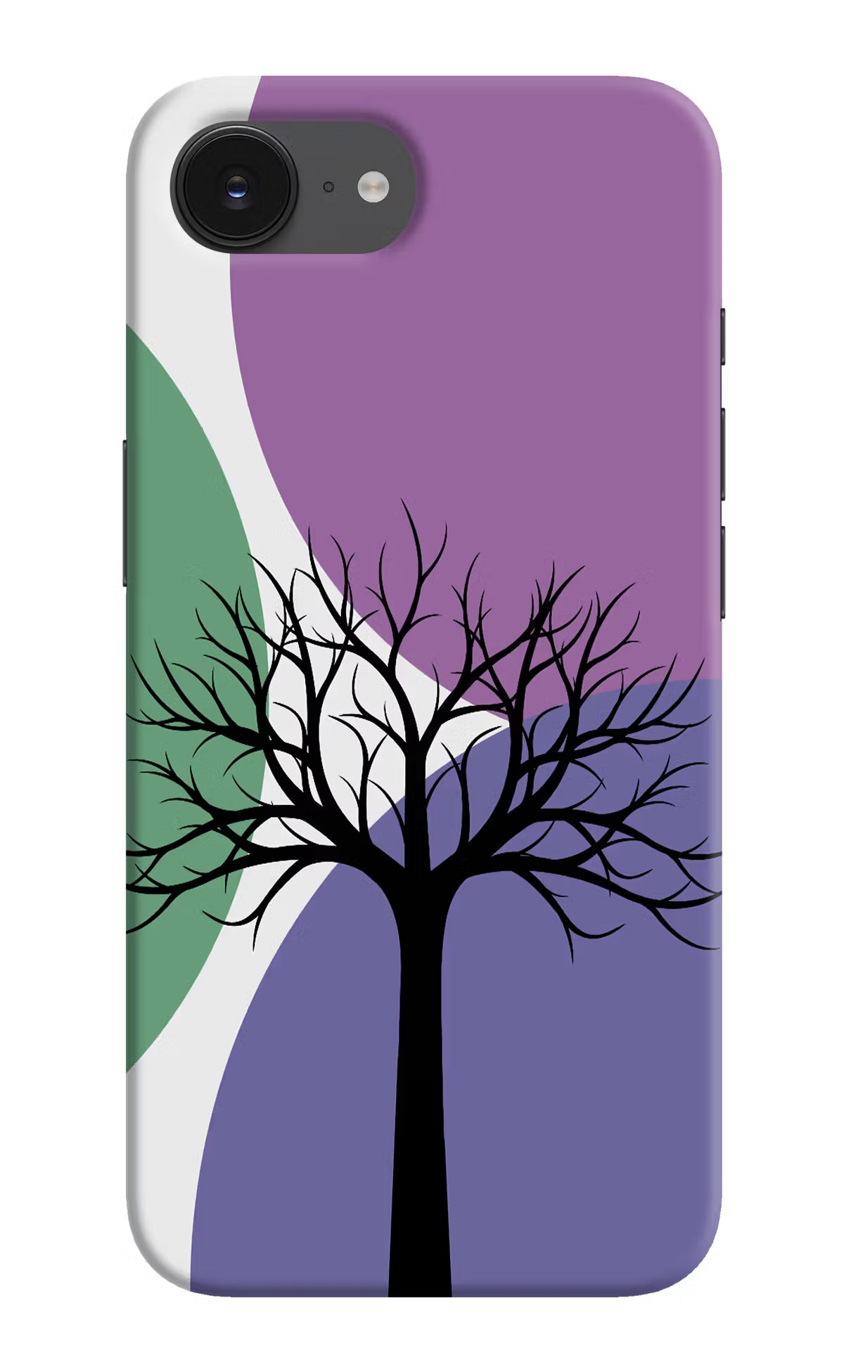 Tree Art iPhone 16e Hard Case Back Cover by Casekaro