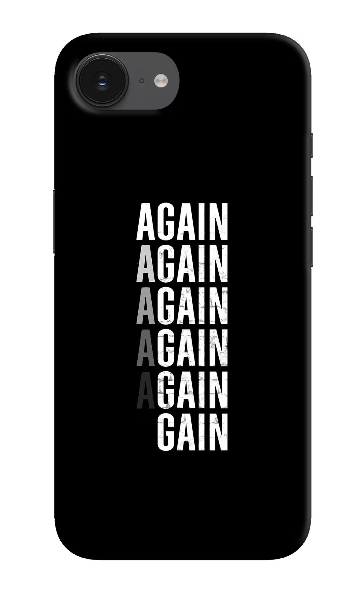 Again Again Gain iPhone 16e Hard Case Back Cover by Casekaro