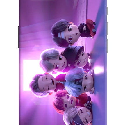 BTS Chibi iPhone 16e Hard Case Back Cover by Casekaro