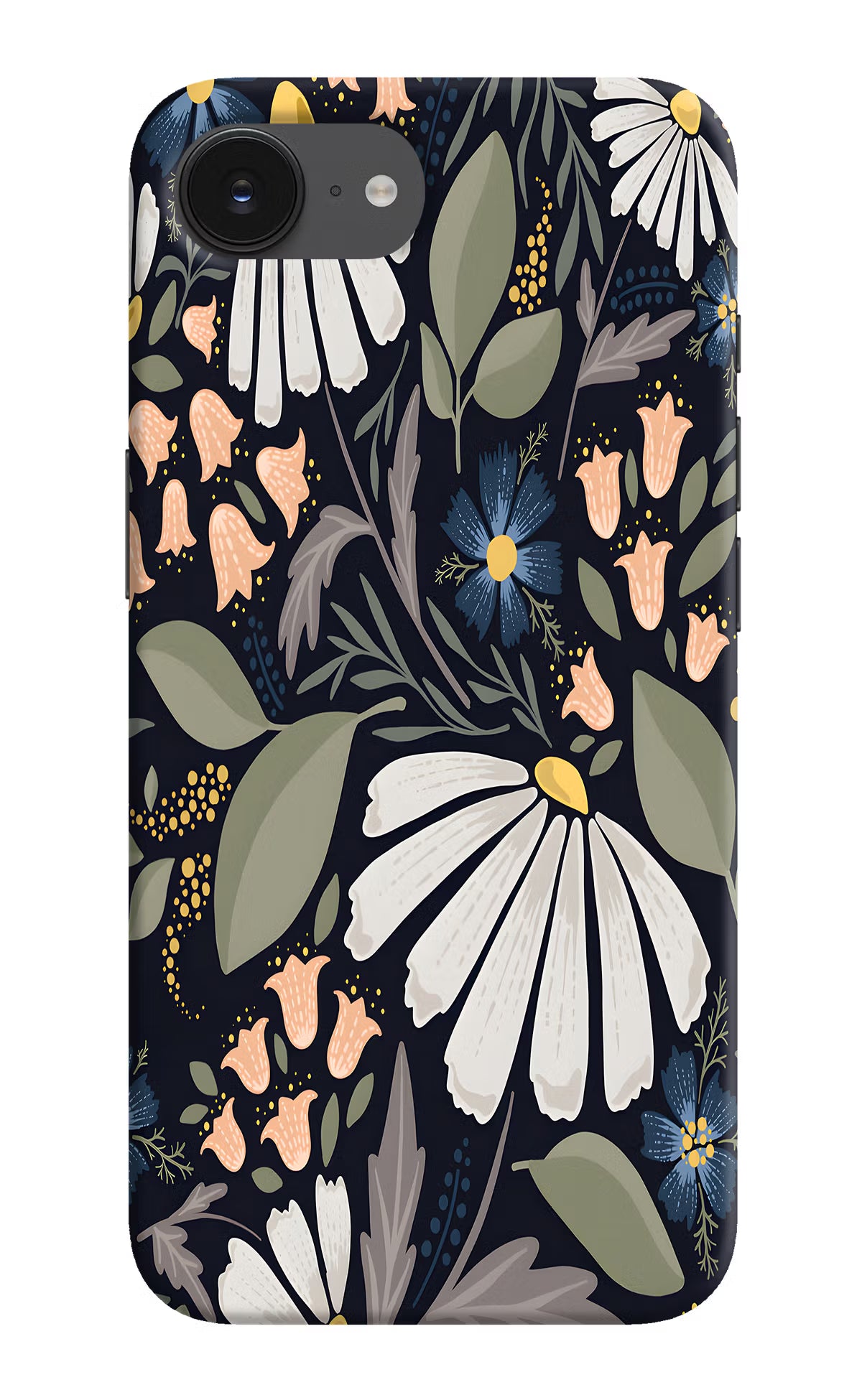 Flowers Art iPhone 16e Hard Case Back Cover by Casekaro