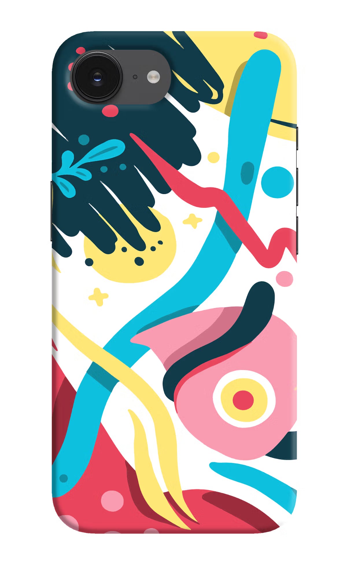 Trippy iPhone 16e Hard Case Back Cover by Casekaro