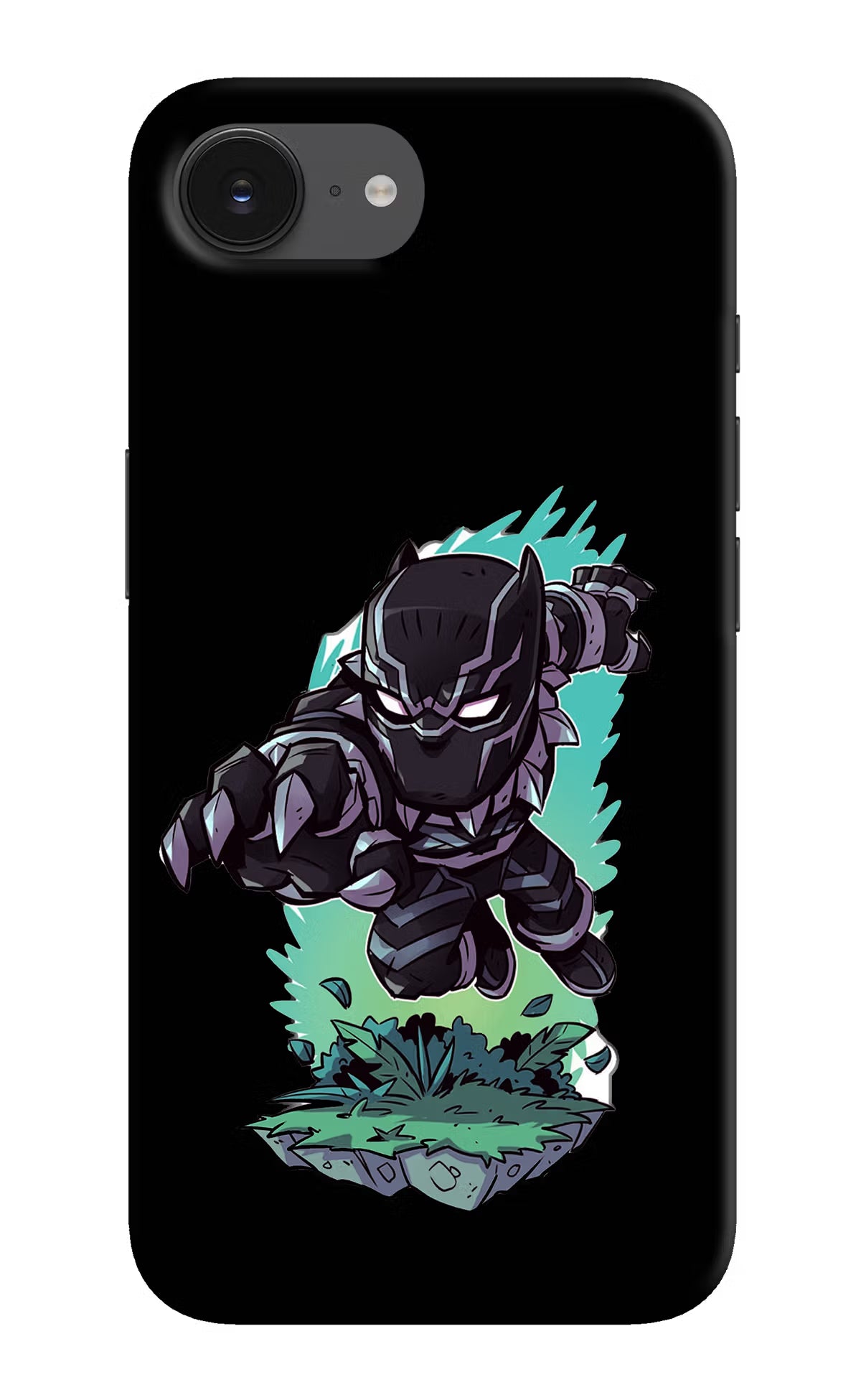 Black Panther iPhone 16e Hard Case Back Cover by Casekaro