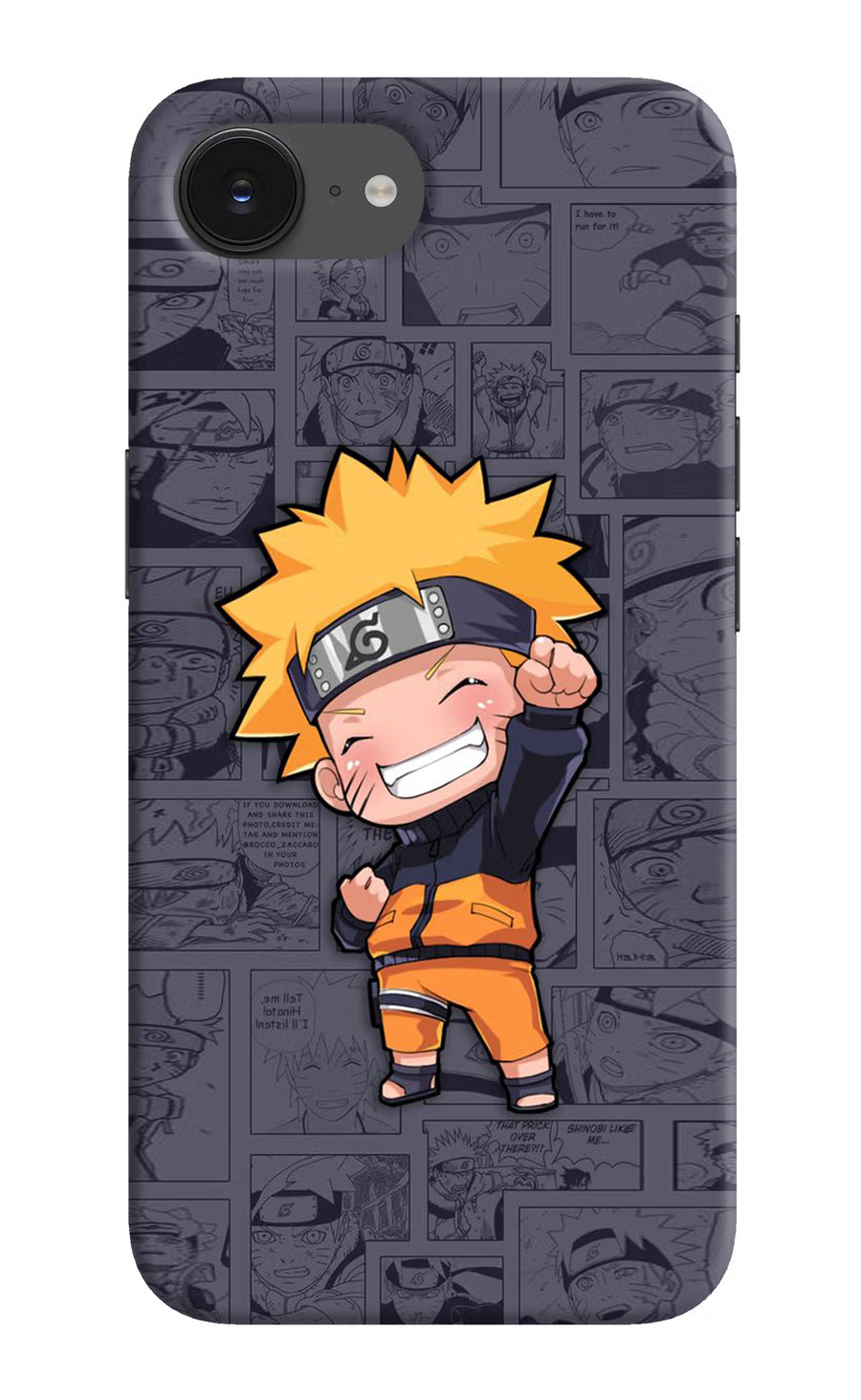 Chota Naruto iPhone 16e Back Cover, Hard case