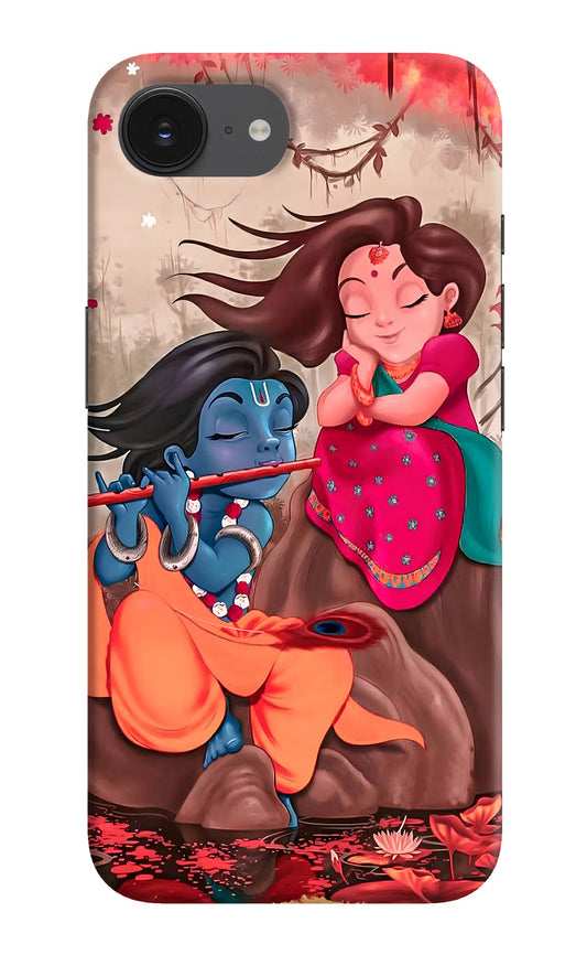 Radhe Krishna iPhone 16e Hard Case Back Cover by Casekaro
