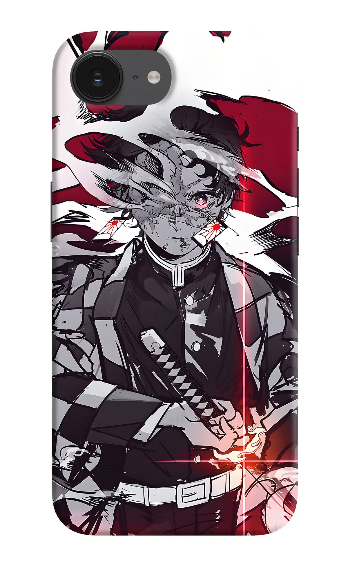 Demon Slayer iPhone 16e Hard Case Back Cover by Casekaro