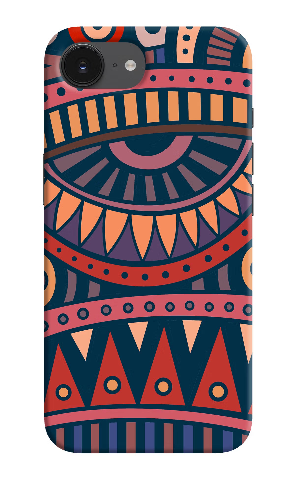 African Culture Design iPhone 16e Hard Case Back Cover by Casekaro