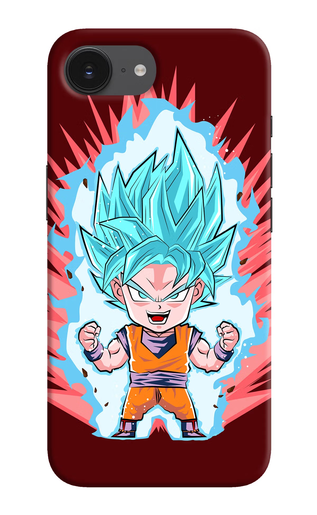 Goku Little iPhone 16e Hard Case Back Cover by Casekaro