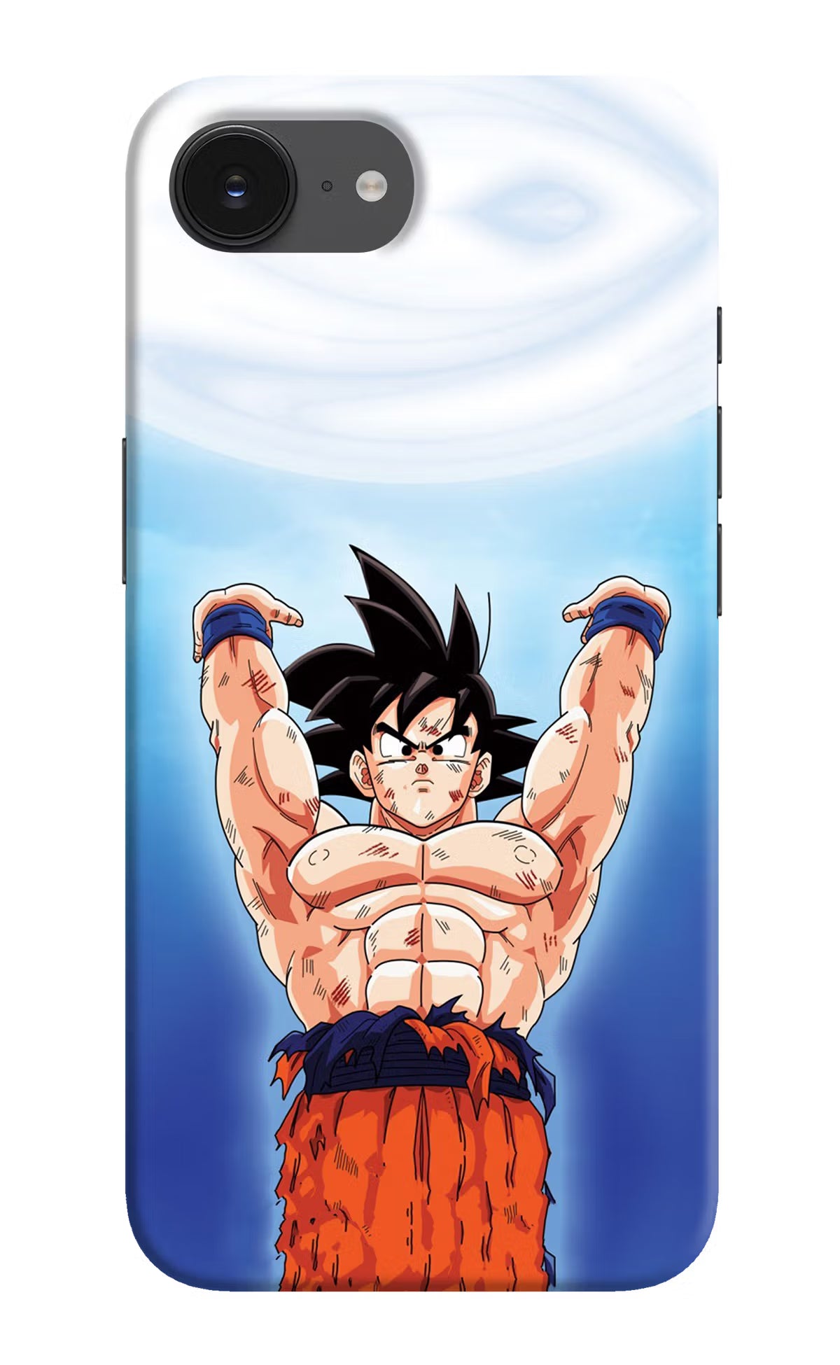 Goku Power iPhone 16e Hard Case Back Cover by Casekaro