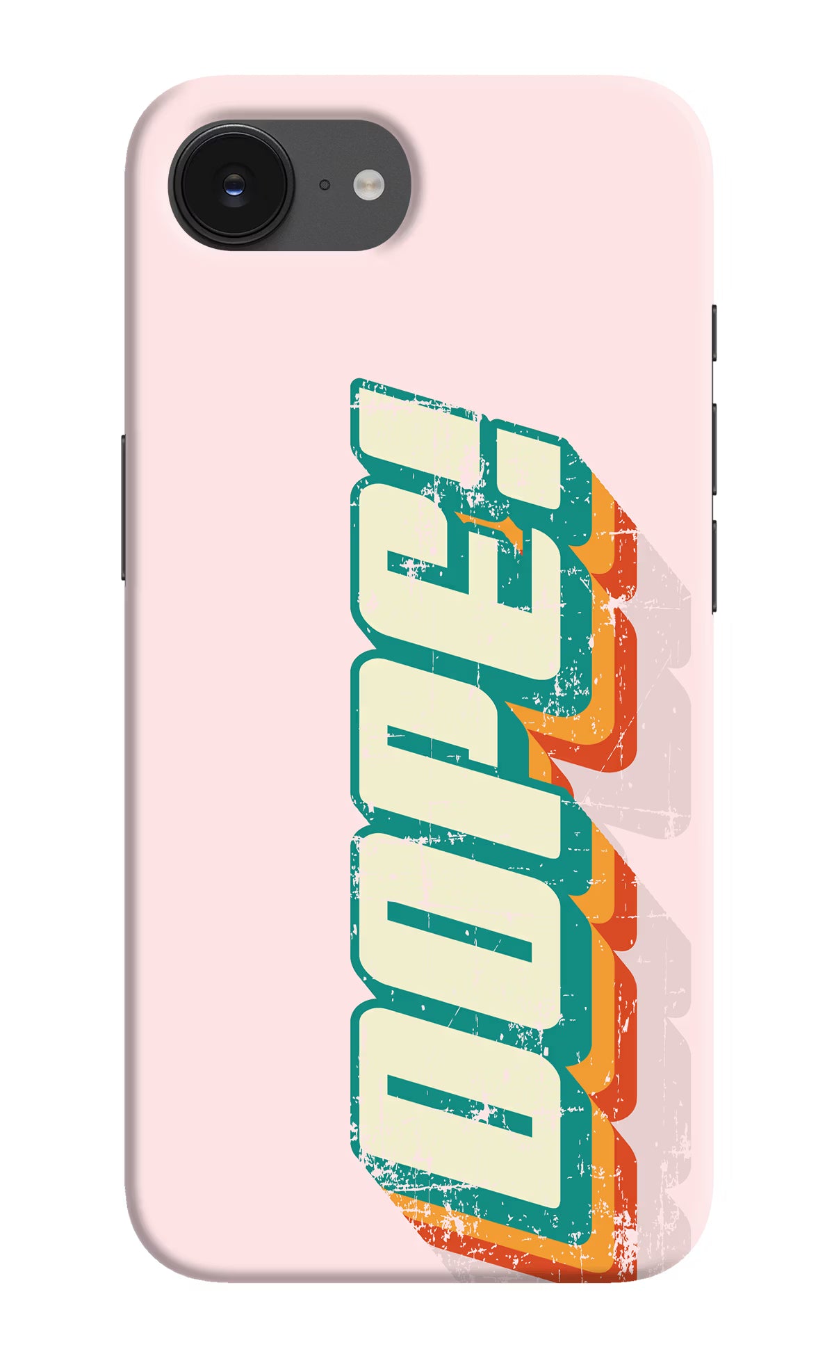 Dope iPhone 16e Hard Case Back Cover by Casekaro