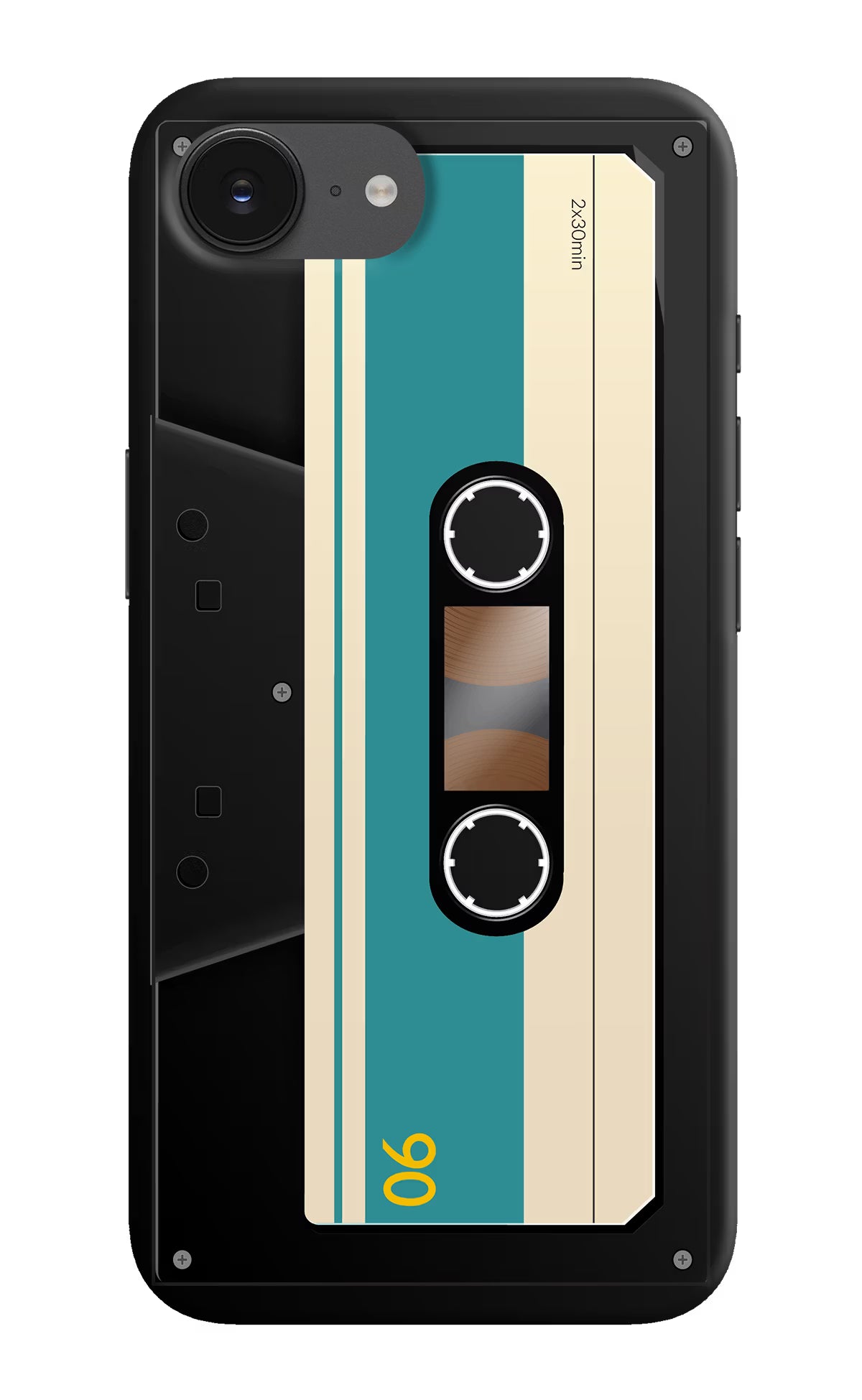 Cassette iPhone 16e Hard Case Back Cover by Casekaro