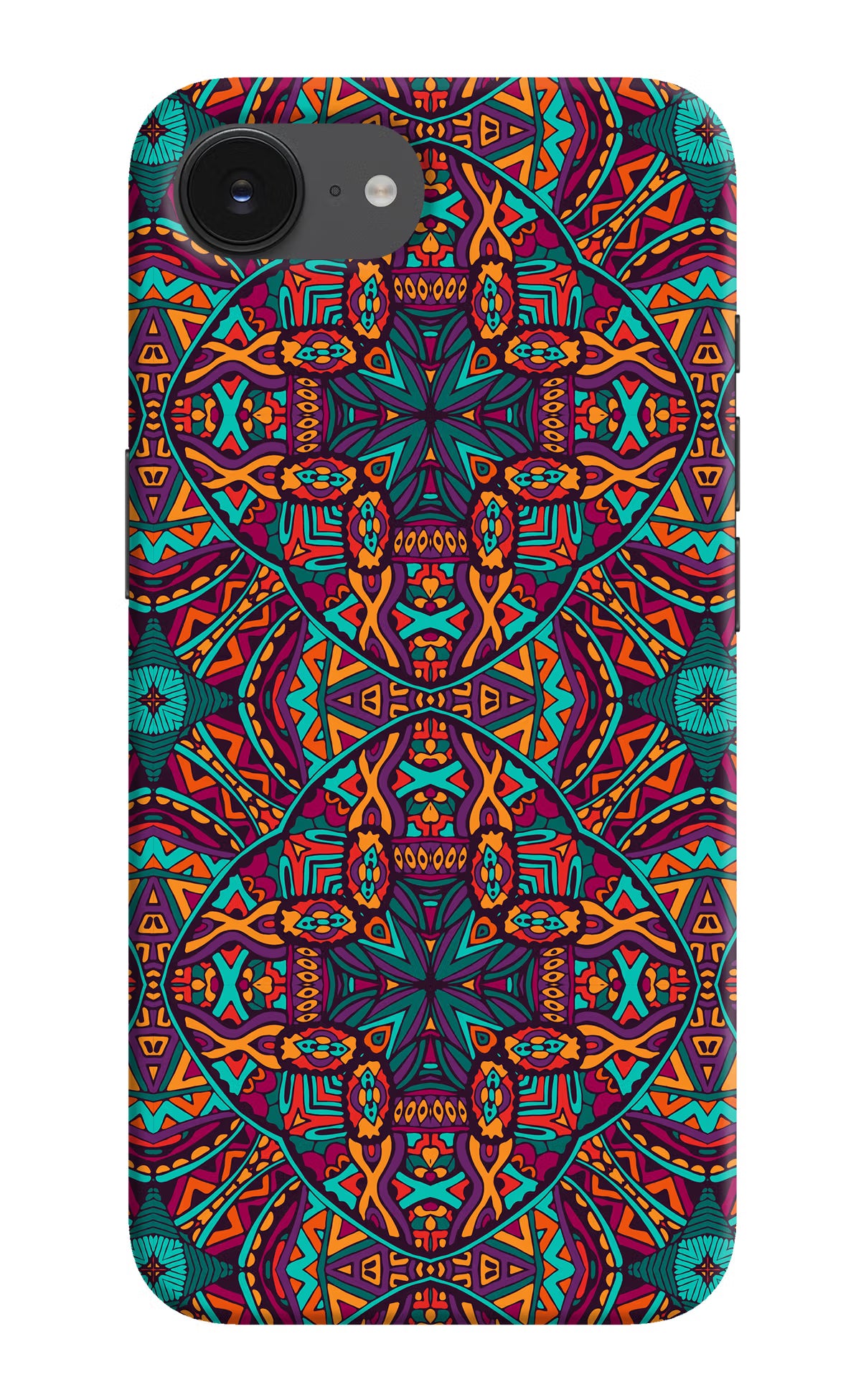 Colour Mandala iPhone 16e Hard Case Back Cover by Casekaro
