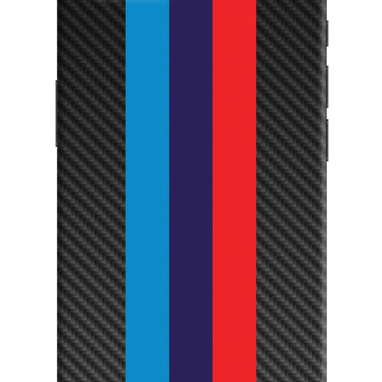 BMW Stripes Pattern iPhone 16e Hard Case Back Cover by Casekaro