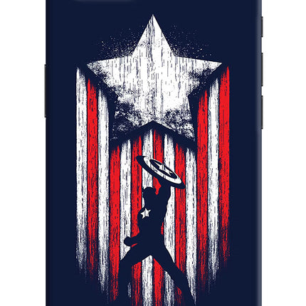 Captain America Marvel Art iPhone 16e Hard Case Back Cover by Casekaro