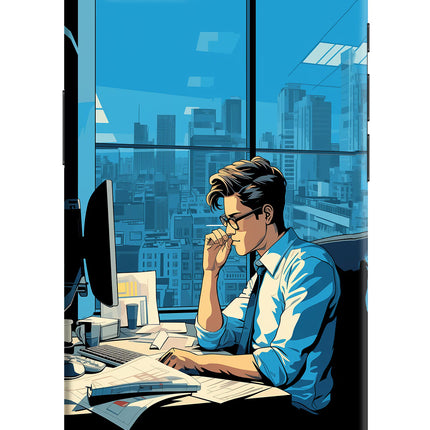 Focused Hustler (AI Generated) iPhone 16e Hard Case Back Cover by Casekaro