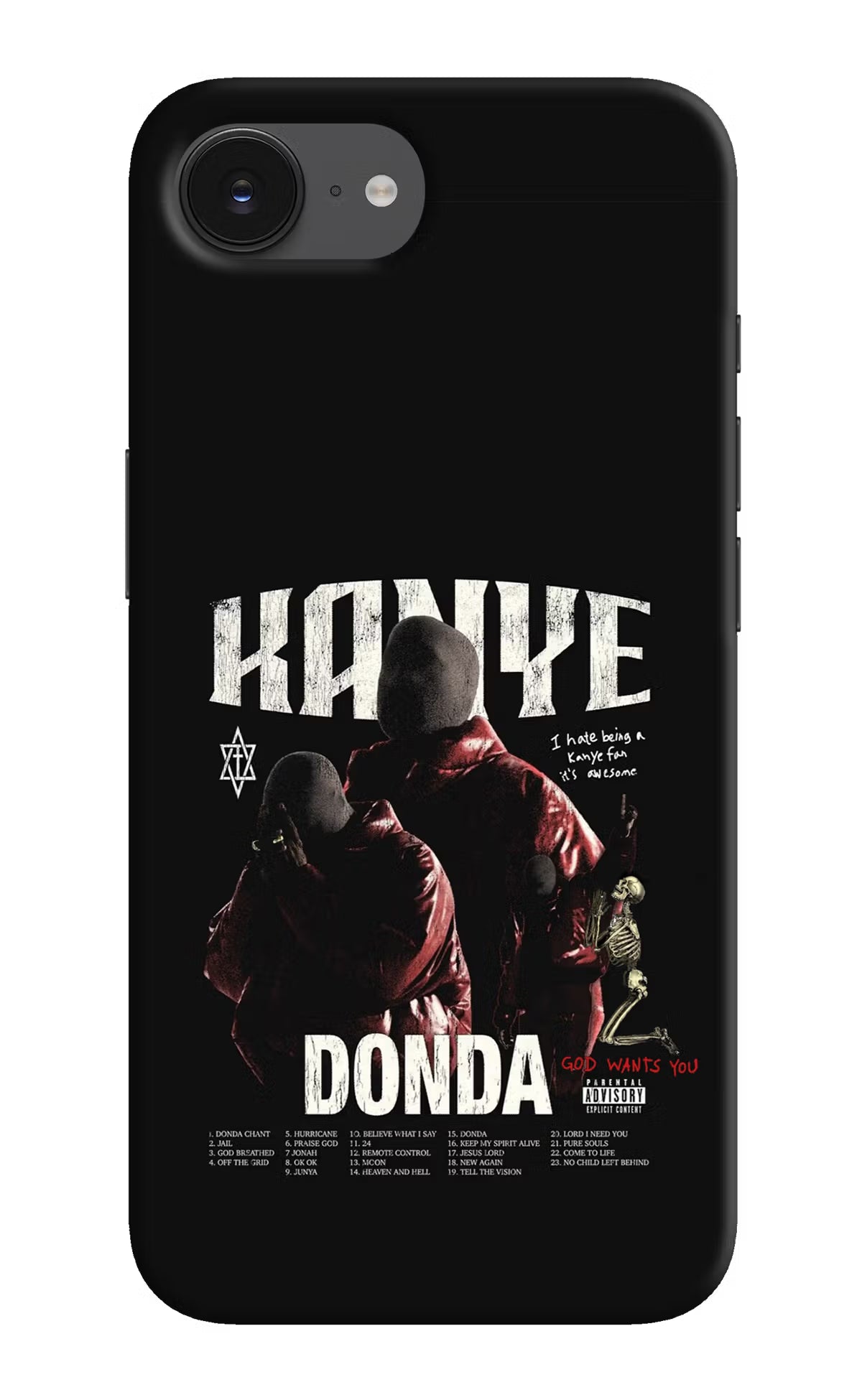 Donda Kanye West iPhone 16e Hard Case Back Cover by Casekaro