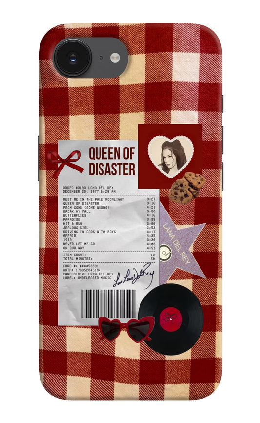 Queen of Disaster iPhone 16e Hard Case Back Cover by Casekaro