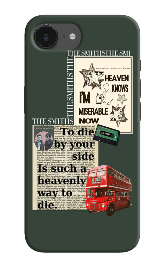 The Smiths iPhone 16e Hard Case Back Cover by Casekaro