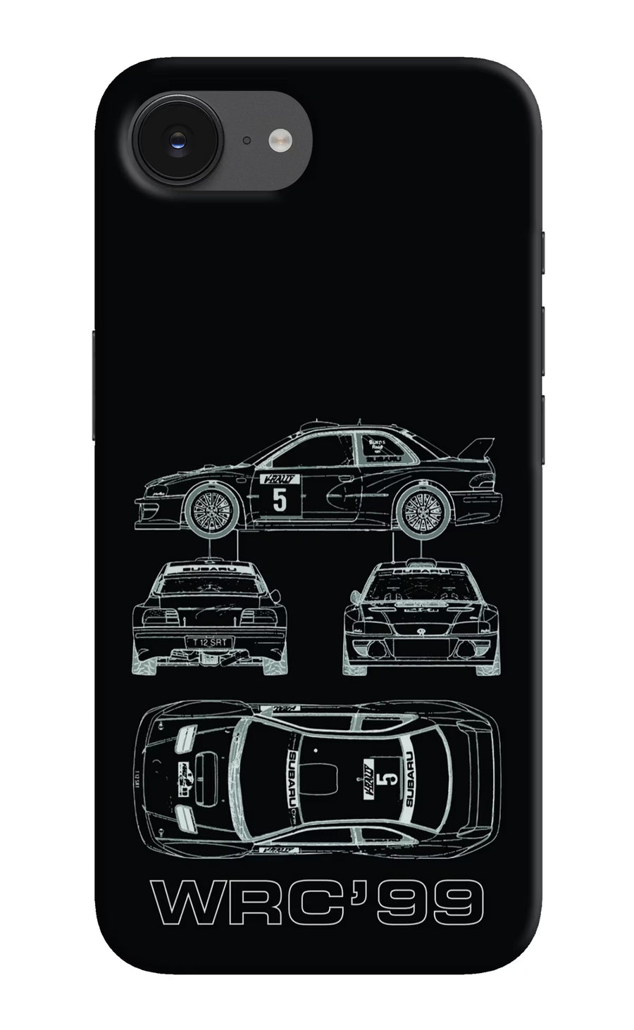 WRC'99 iPhone 16e Back Cover, Hard case