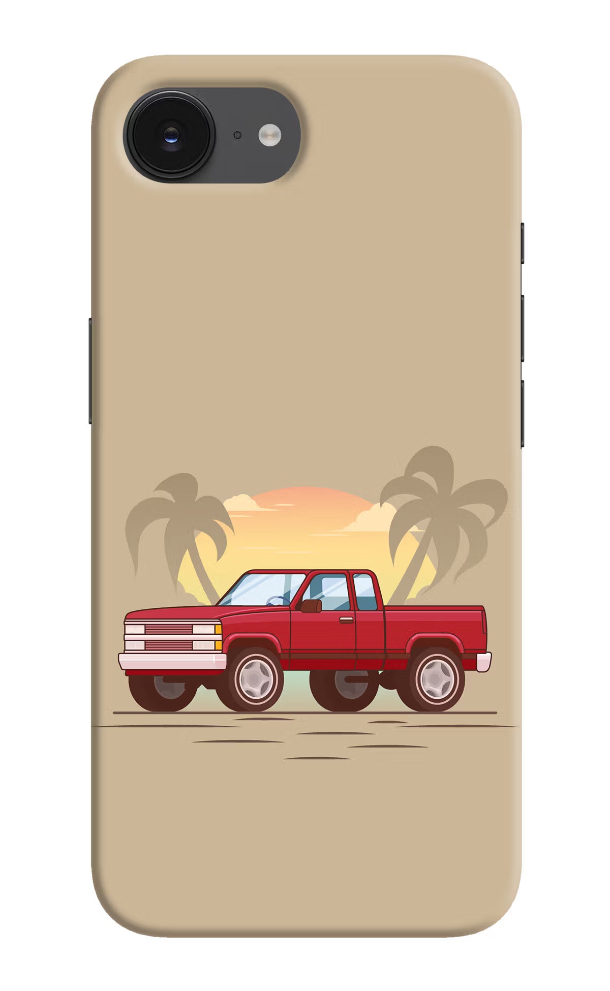 Desert Classic Drive iPhone 16e Hard Case Back Cover by Casekaro