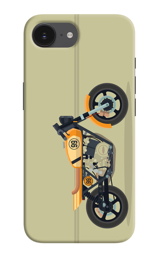Vertical Speedster iPhone 16e Hard Case Back Cover by Casekaro
