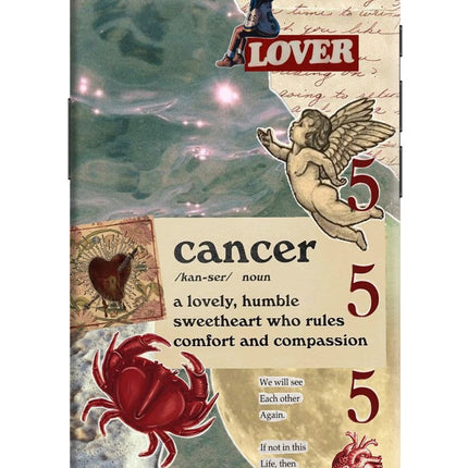 Cancer Zodiac iPhone 16e Hard Case Back Cover by Casekaro