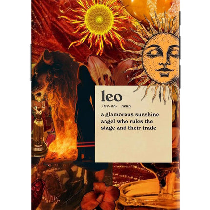 Leo Zodiac iPhone 16e Hard Case Back Cover by Casekaro