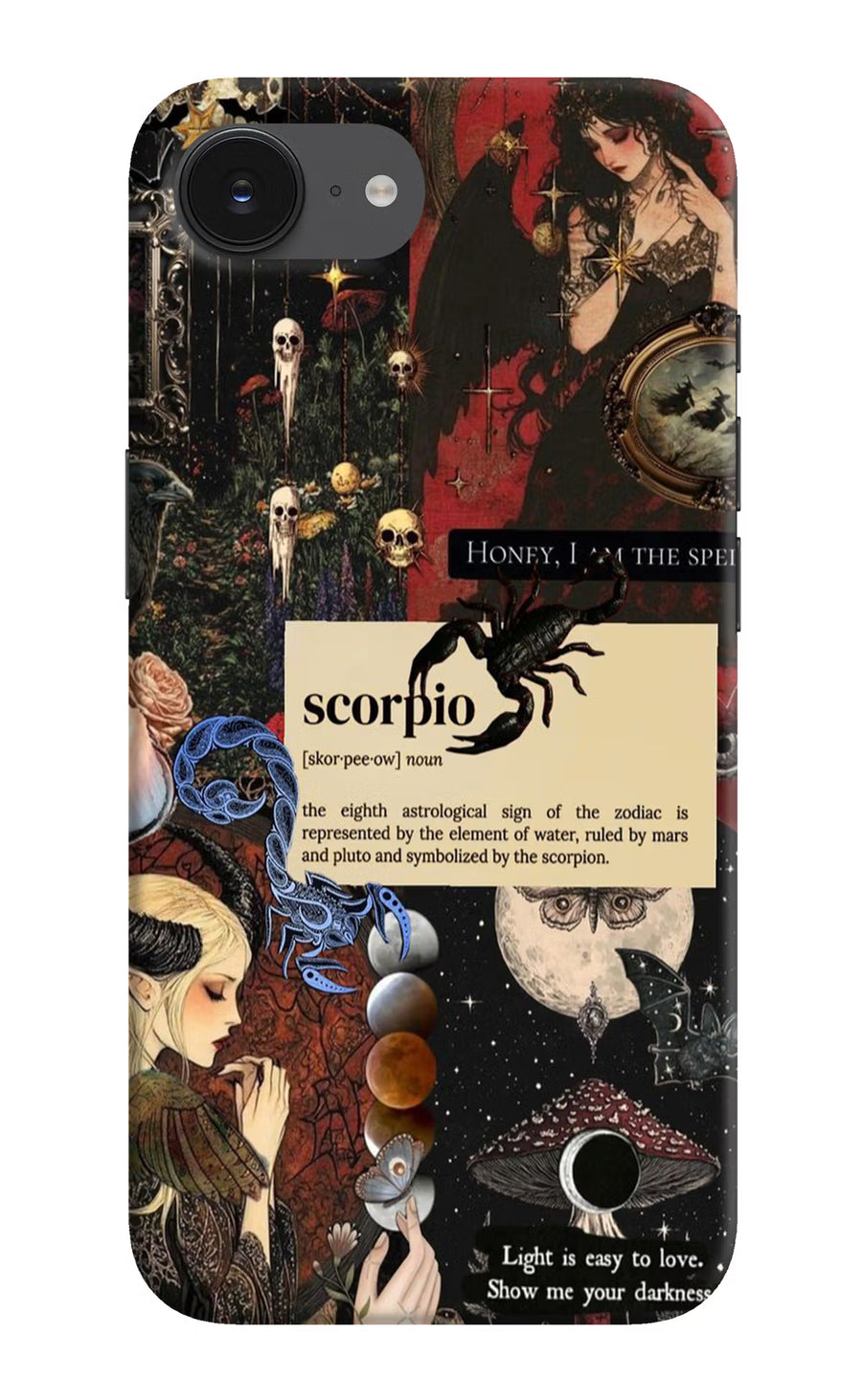 Scorpio Zodiac iPhone 16e Back Cover, Hard case