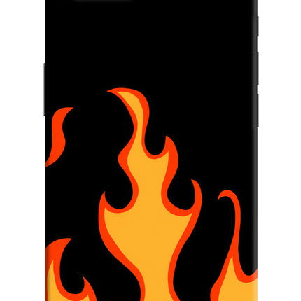 Fired Up – Black iPhone 16e Hard Case Back Cover by Casekaro