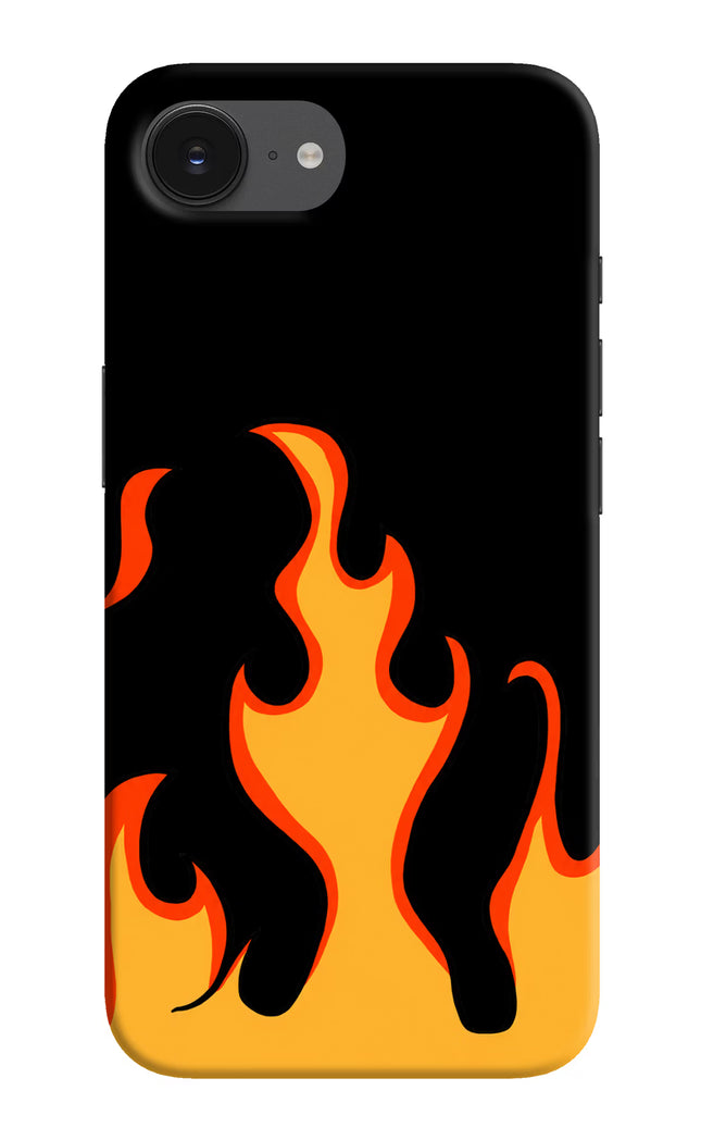 Fired Up – Black iPhone 16e Hard Case Back Cover by Casekaro