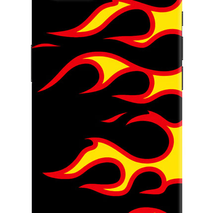 Side Sweep Flames iPhone 16e Hard Case Back Cover by Casekaro