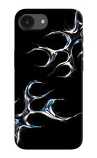 Chrome Tribal iPhone 16e Hard Case Back Cover by Casekaro