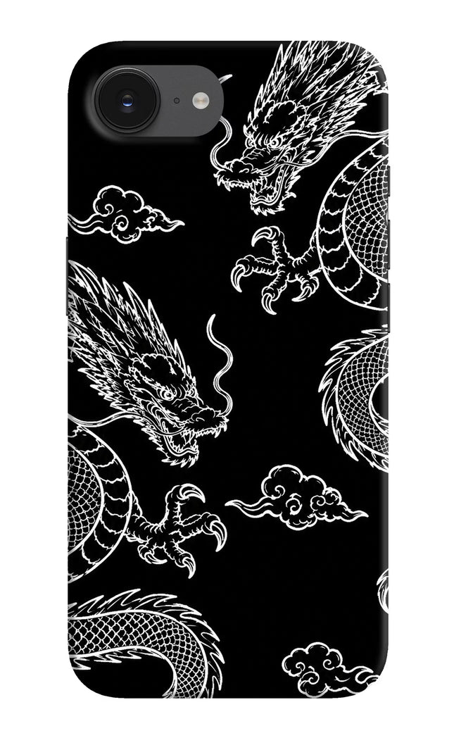 Twin Dragons iPhone 16e Hard Case Back Cover by Casekaro