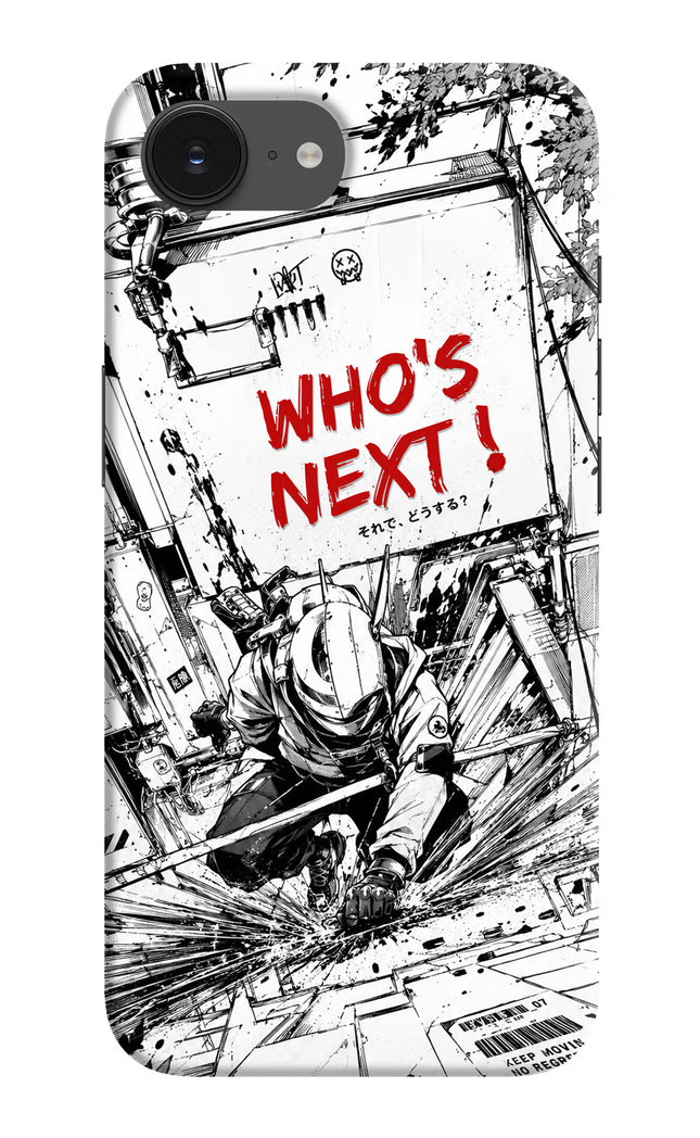 Who's Next iPhone 16e Hard Case Back Cover by Casekaro