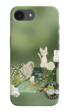 Aesthetic anime iPhone 16e Hard Case Back Cover by Casekaro