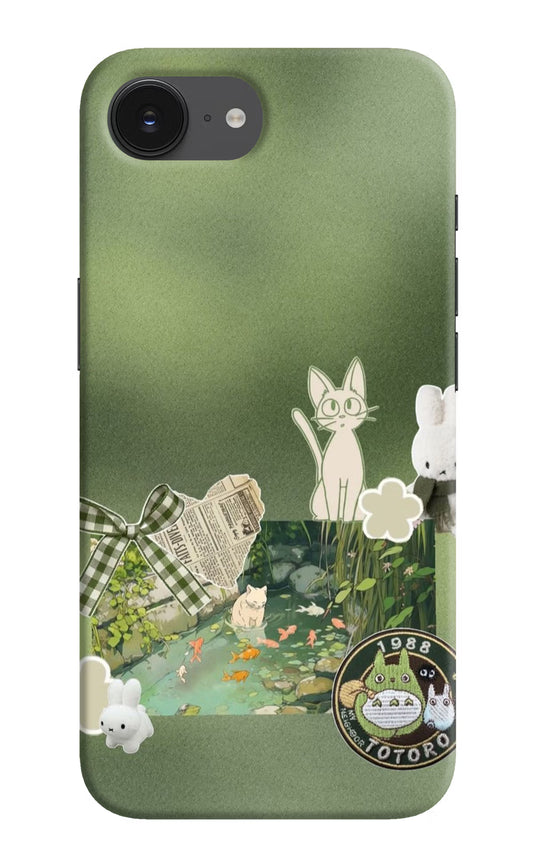Aesthetic anime iPhone 16e Hard Case Back Cover by Casekaro