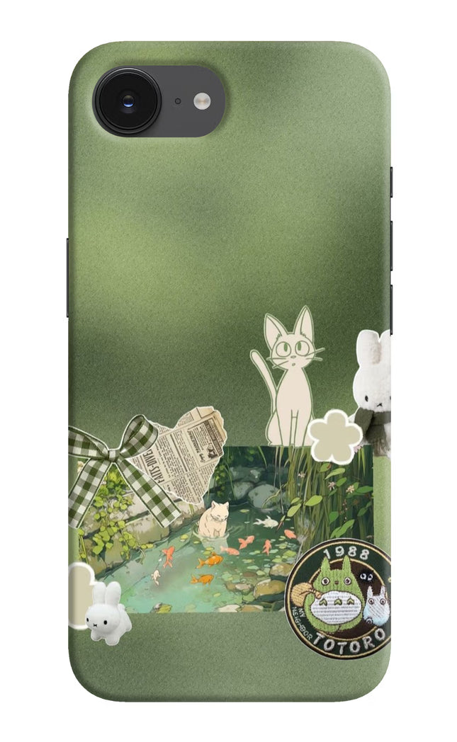 Aesthetic anime iPhone 16e Hard Case Back Cover by Casekaro