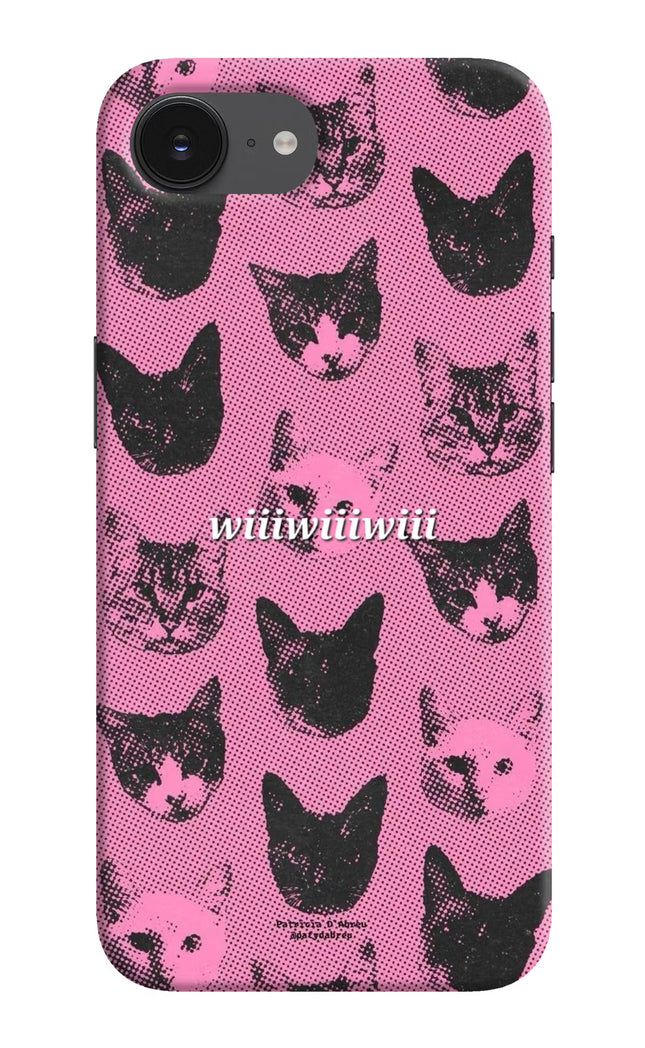 Pink Cats iPhone 16e Hard Case Back Cover by Casekaro