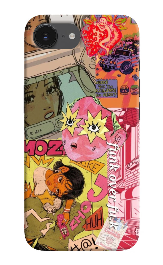 Funkover iPhone 16e Hard Case Back Cover by Casekaro