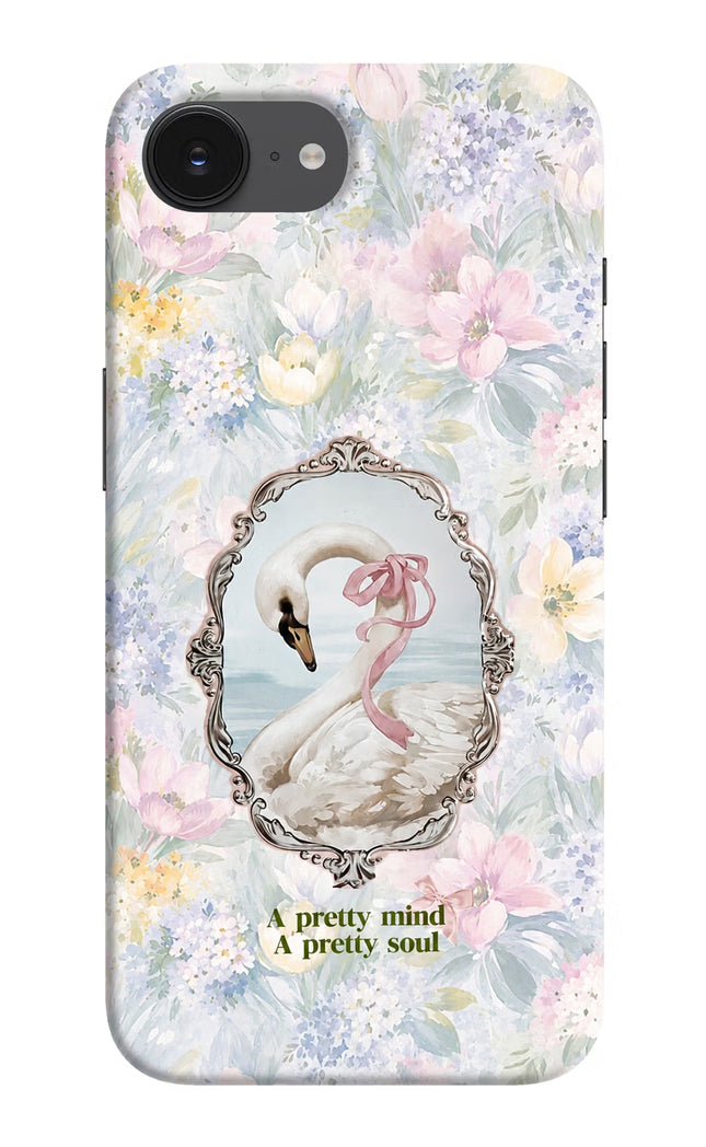 Pretty Mind Pretty Soul iPhone 16e Hard Case Back Cover by Casekaro