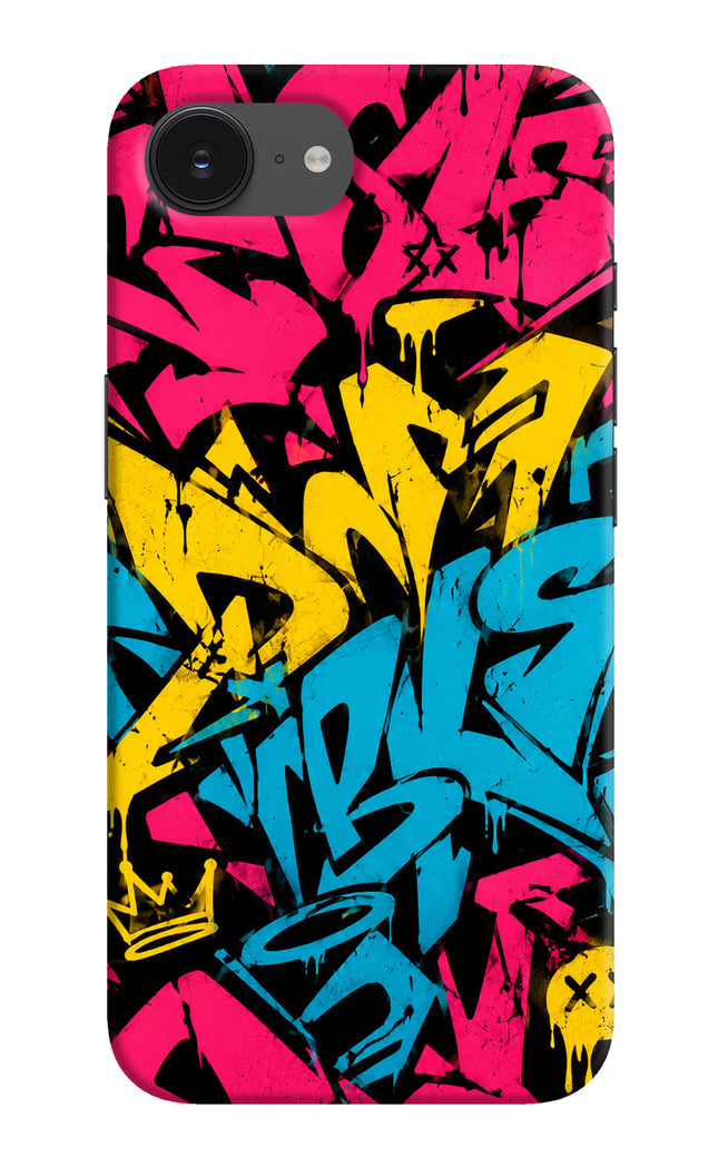 Graffiti Vibe iPhone 16e Hard Case Back Cover by Casekaro