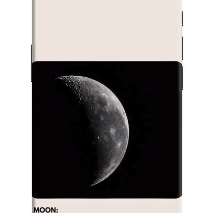 Moon Phase iPhone 16e Hard Case Back Cover by Casekaro